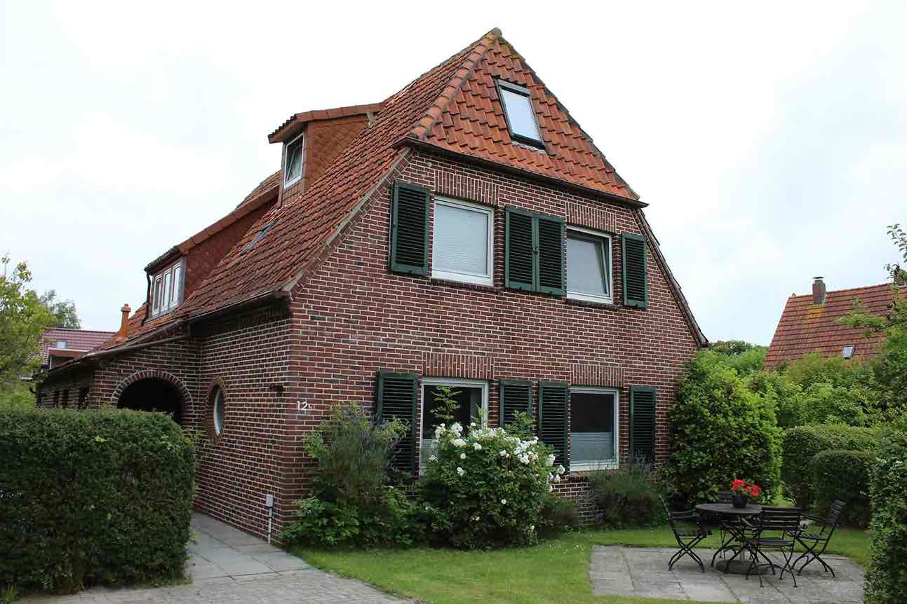 Außenansicht des Ferienhauses Möwennest in Butjadingen