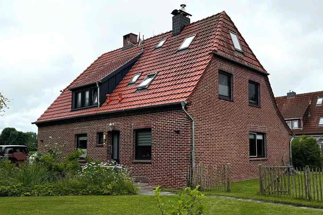 Außenansicht des Ferienhauses NordApart in Tossens